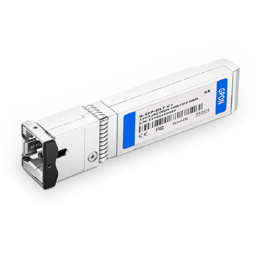 SFPS Generic Compatible GPON OLT SFP 1490nm-TX/1310nm-RX 2.488G-TX/1.244G-RX Class C+ 20km DOM Simplex SC/UPC SMF Optical Transceiver Module SFPS