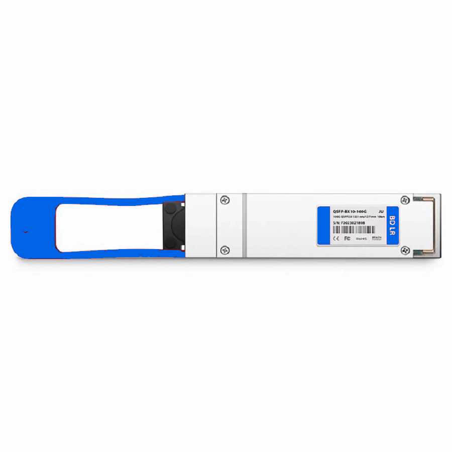 SFPS Juniper Compatible 100GBASE-BX10-D QSFP28 BiDi 4 x 25G NRZ 1331nm-TX/1271nm-RX 10km DOM Simplex LC/UPC SMF Optical Transceiver Module SFPS