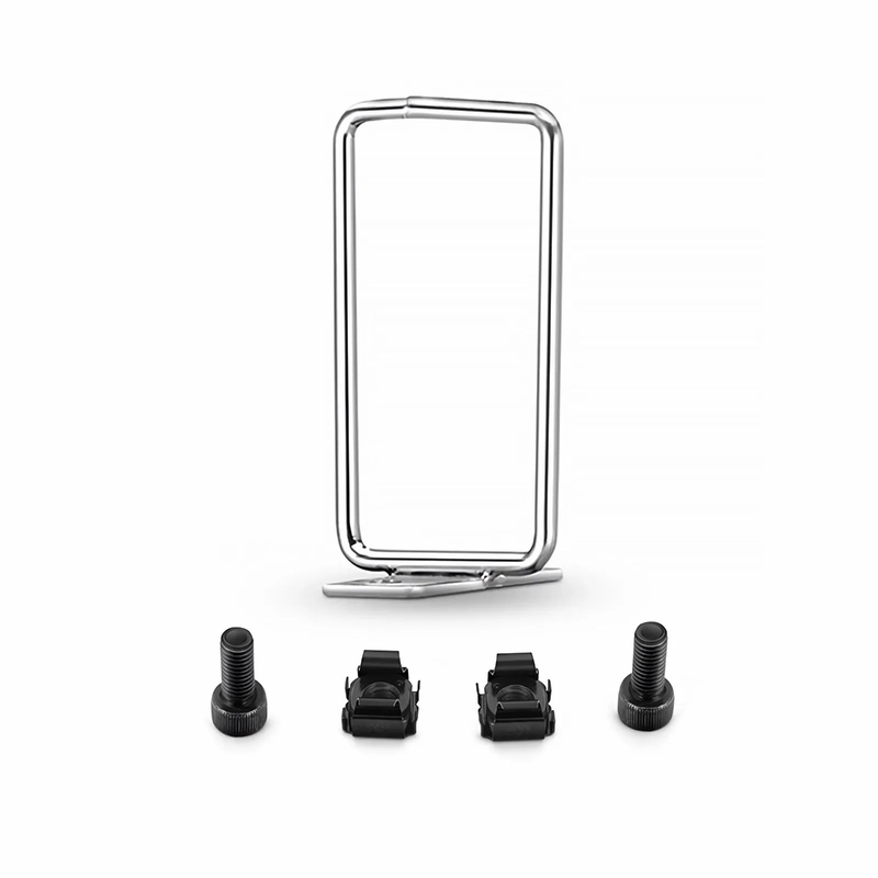 SFPS 1U 1.6" Single D-ring Vertical Cable Manager with M6 Model Screws and Nuts, 10PCS/Pack SFPS