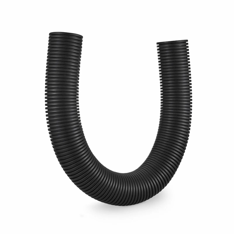 SFPS 10m (33ft) Black Flame Retardant Polypropylene Convoluted Tubing, 36mm Inside Diameter SFPS