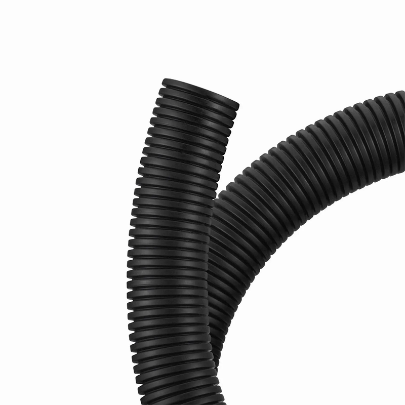 SFPS 10m (33ft) Black Flame Retardant Polypropylene Convoluted Tubing, 23mm Inside Diameter SFPS