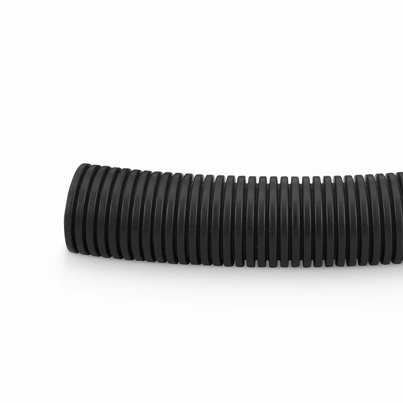SFPS 10m (33ft) Black Flame Retardant Polypropylene Convoluted Tubing, 23mm Inside Diameter SFPS