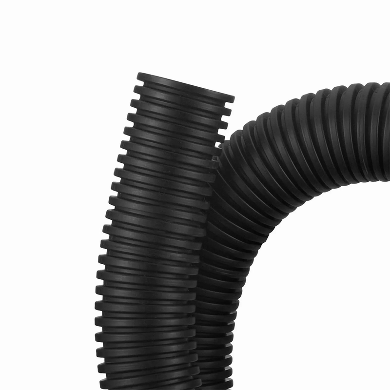 SFPS 10m (33ft) Black Flame Retardant Polypropylene Convoluted Tubing, 19mm Inside Diameter SFPS
