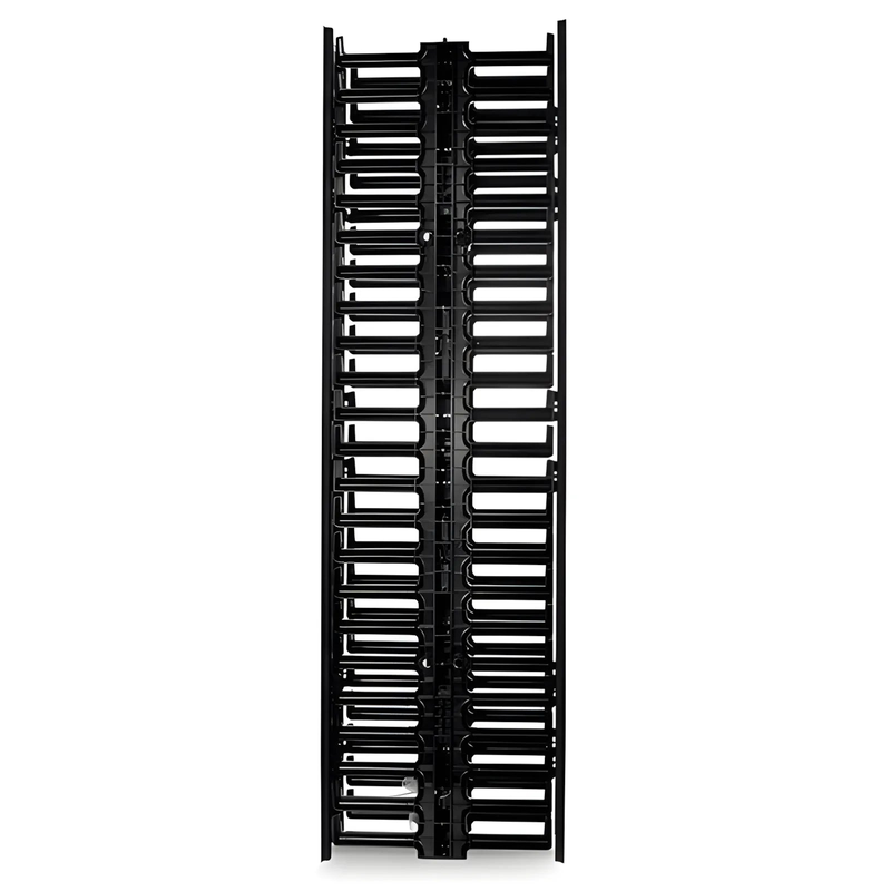SFPS Vertical Dual Sided Cable Manager, 45RU, Bend Radius Finger, 4.9 in. Wide SFPS