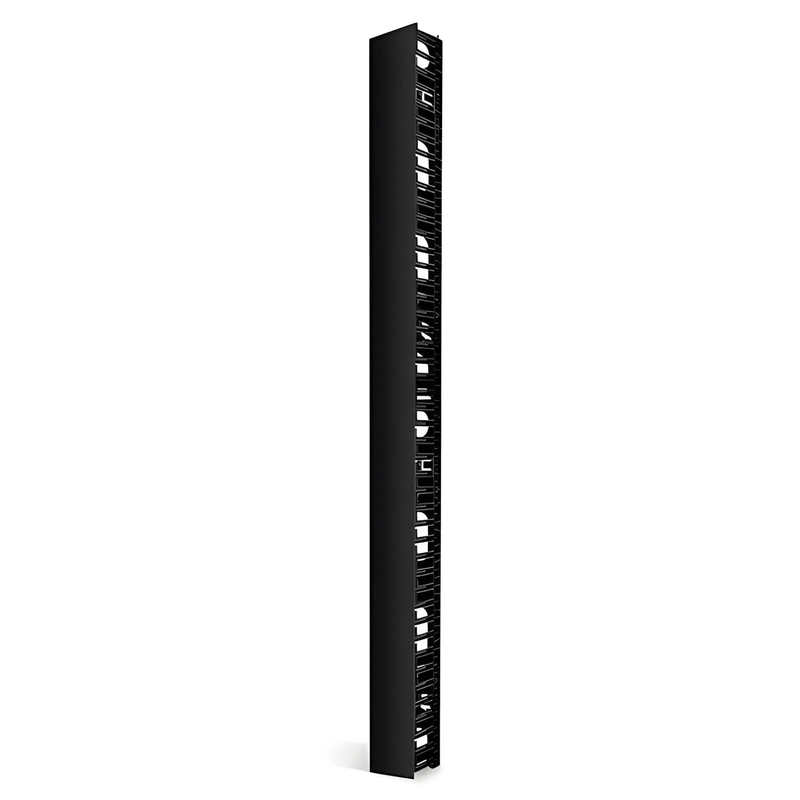 SFPS Vertical Single Sided Cable Manager, 45RU, Bend Radius Finger, 4.9 in. Wide SFPS
