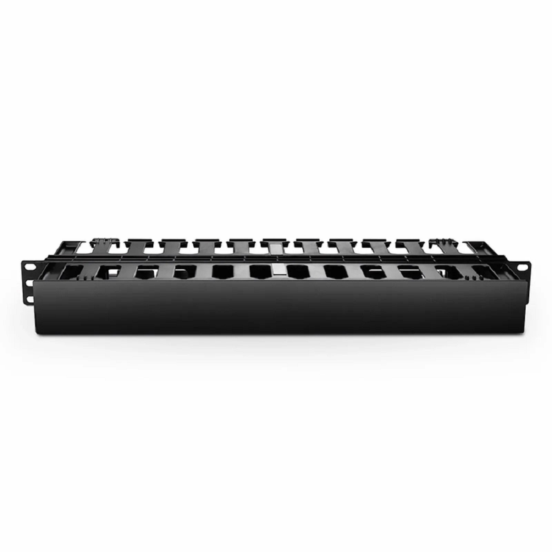 SFPS Horizontal Dual Sided Manager, 1RU, Finger Duct with Cover, 6.85 in. Depth SFPS