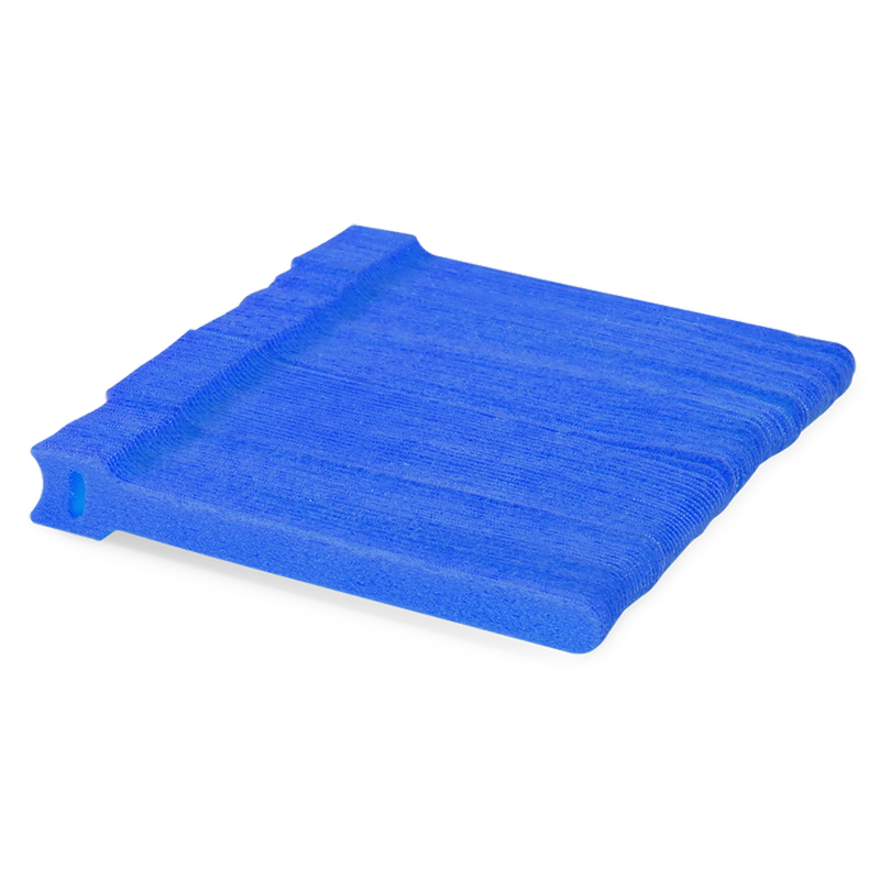 SFPS 100Pcs/Pack 6in.L x 0.5in.W T-type Reusable Cable Ties, Blue SFPS