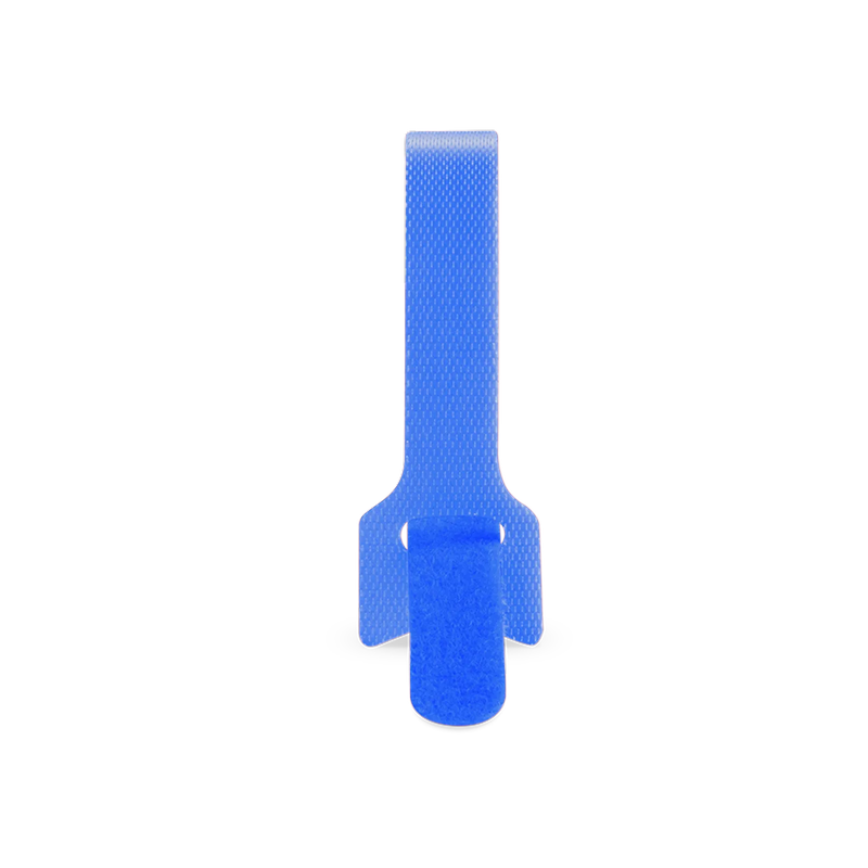 SFPS 100Pcs/Pack 8in.L x 0.5in.W T-type Reusable Cable Ties, Blue SFPS