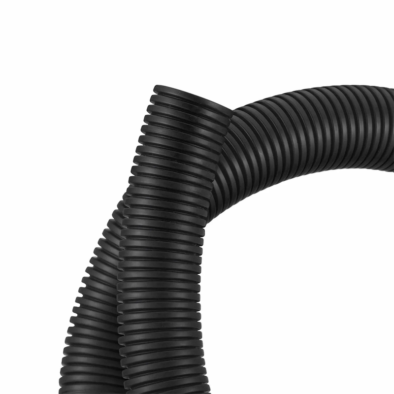 SFPS 25m (82ft) Black Flame Retardant Polypropylene Convoluted Tubing, 23mm Inside Diameter SFPS