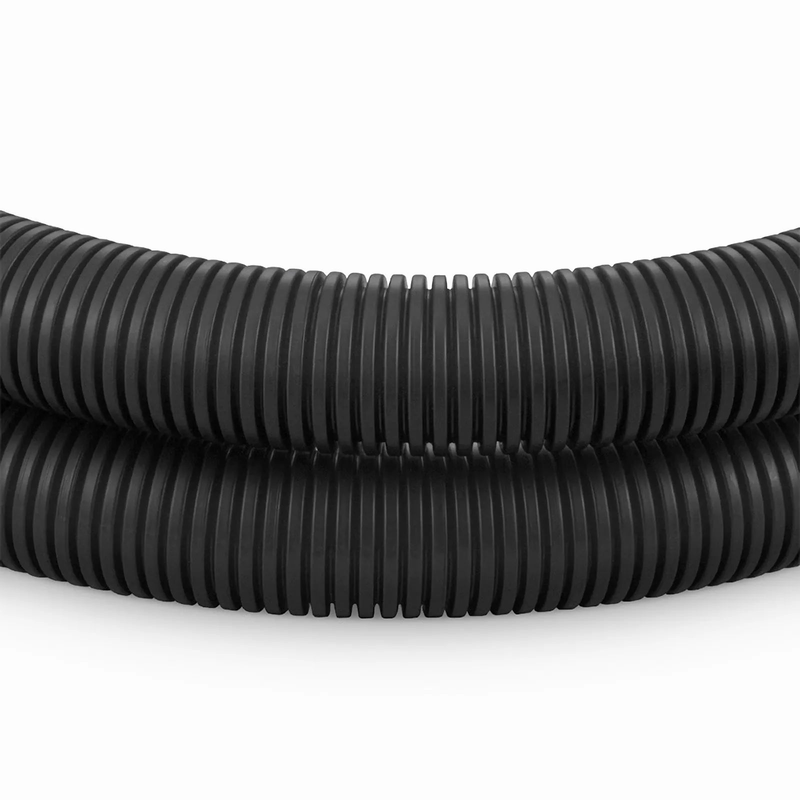 SFPS 10m (33ft) Black Flame Retardant Polypropylene Convoluted Tubing, 23mm Inside Diameter SFPS