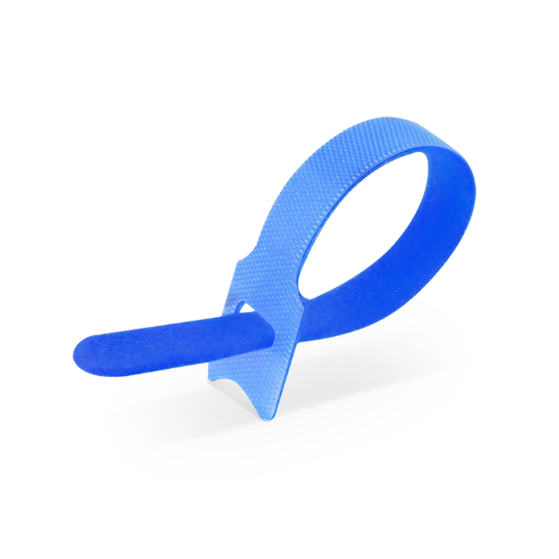 SFPS 100Pcs/Pack 6in.L x 0.5in.W T-type Reusable Cable Ties, Blue SFPS