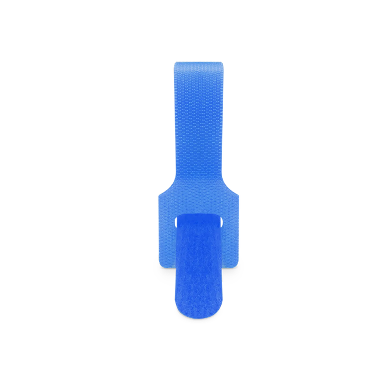 SFPS 100Pcs/Pack 6in.L x 0.5in.W T-type Reusable Cable Ties, Blue SFPS