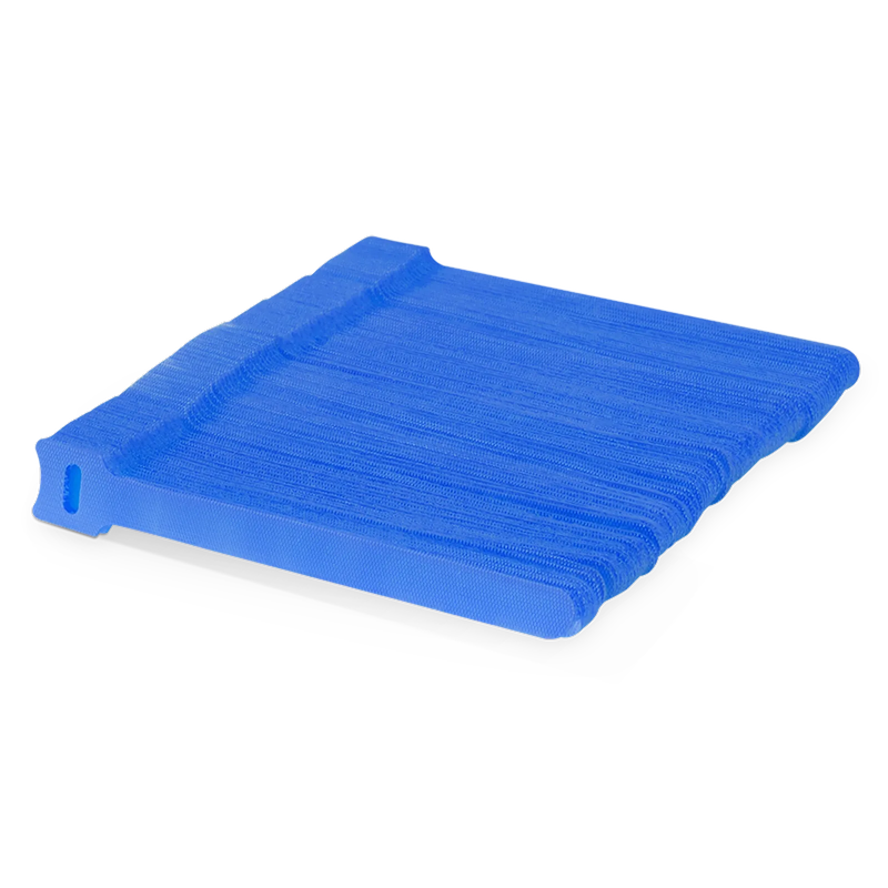 SFPS 100Pcs/Pack 6in.L x 0.5in.W T-type Reusable Cable Ties, Blue SFPS
