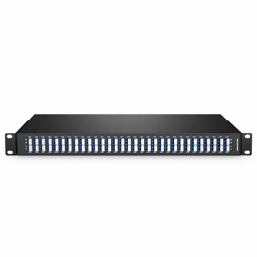SFPS 60 Channels Odd DWDM Mux Demux, Super C-band 100GHz 190.75-196.65THz, with Monitor Port, 6.0dB Typical IL, LC/UPC, Dual Fiber, FMU 1U Rack Mount SFPS