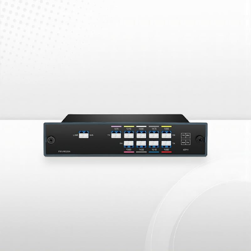 SFPS 4 Channels CWDM Mux Demux, 1270-1330nm, 1.0dB Typical IL, LC/UPC, Dual Fiber, FMU Plug-in Module SFPS