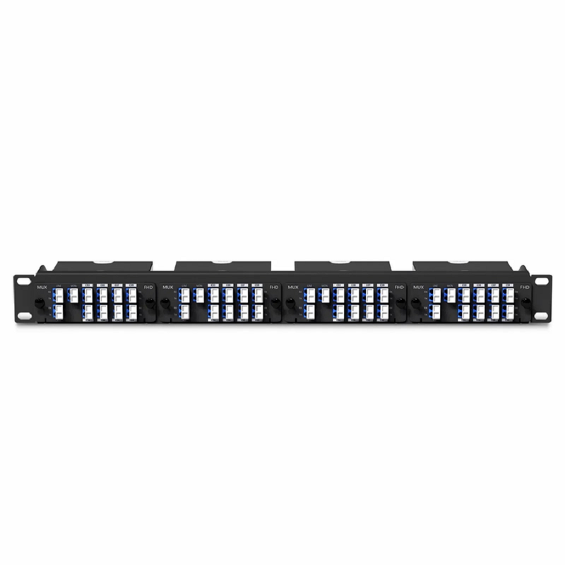 SFPS 8 Channels DWDM Mux Demux, 100GHz C29-C36, with Monitor and Expansion Port, 2.4dB Typical IL, LC/UPC, Dual Fiber, High Density, FHDA Plug-in Module SFPS