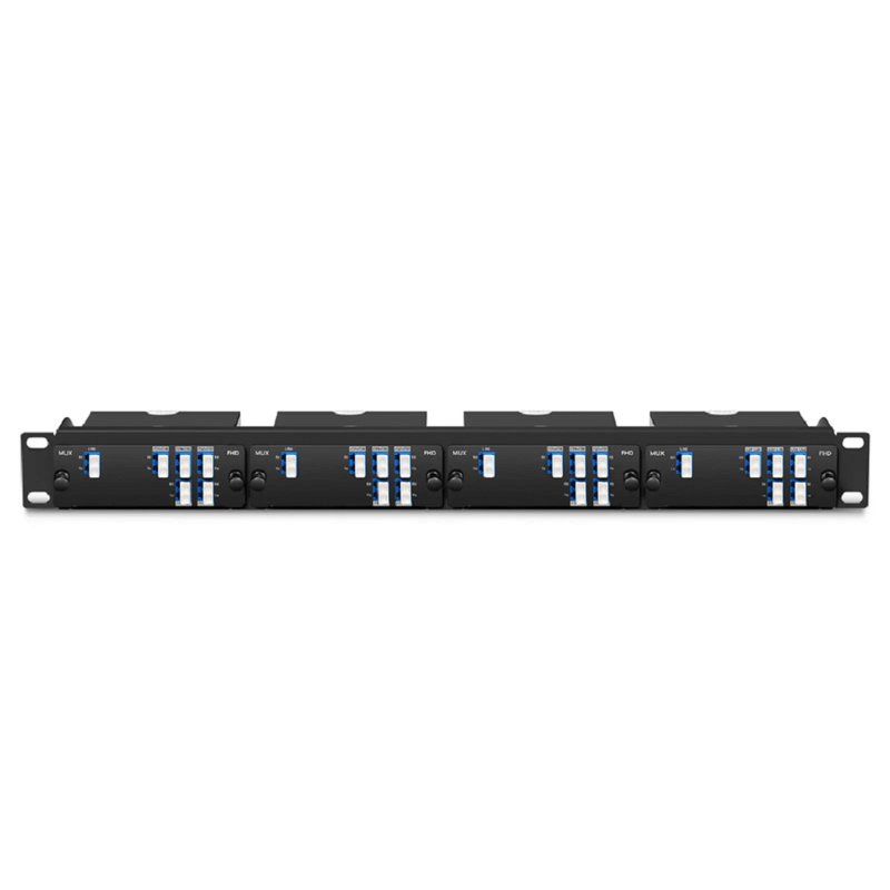 SFPS 8 Channels DWDM Mux or Demux, 100GHz C21-C28, with Monitor and Expansion Port, 2.75dB Typical IL, LC/UPC, Single Fiber, High Density, FHDA Plug-in Module SFPS
