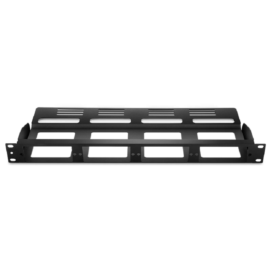 SFPS FHDA High Density 1U Rack Mount Modular Enclosure Unloaded, Rear Cable Managers, Holds up to 4 x FHDA Cassettes or Panels, 144 Fibers (LC) SFPS