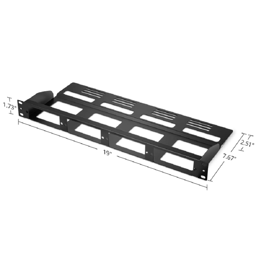 SFPS FHDA High Density 1U Rack Mount Modular Enclosure Unloaded, Rear Cable Managers, Holds up to 4 x FHDA Cassettes or Panels, 144 Fibers (LC) SFPS