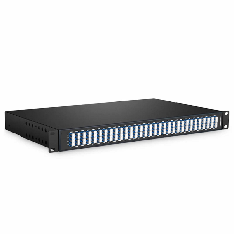 SFPS 60 Channels Odd DWDM Mux Demux, Super C-band 100GHz 190.75-196.65THz, with Monitor Port, 6.0dB Typical IL, LC/UPC, Dual Fiber, FMU 1U Rack Mount SFPS