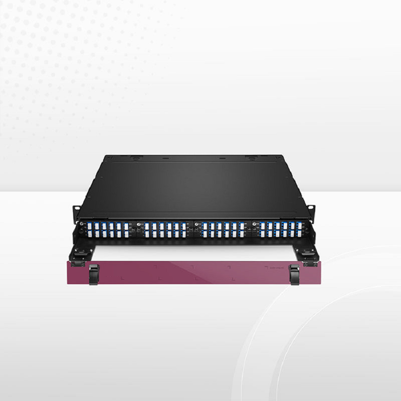 SFPS FHDA High Density 4U Rack Mount Enclosure Unloaded, Sliding Drawer, Holds up to 12 x FHDA Cassettes, Panels or Splice Trays, 432 Fibers (LC) SFPS