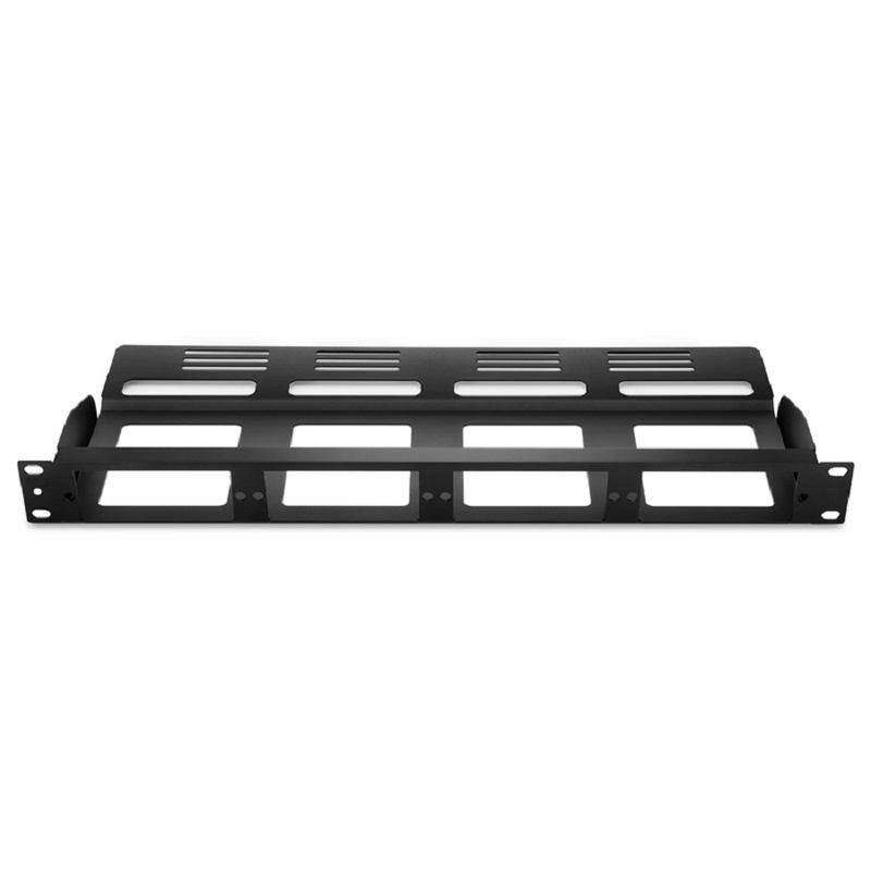SFPS FHDA High Density 1U Rack Mount Modular Enclosure Unloaded, Rear Cable Managers, Holds up to 4 x FHDA Cassettes or Panels, 144 Fibers (LC) SFPS