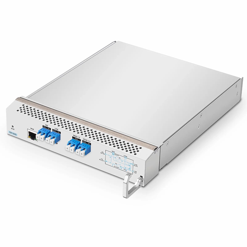 SFPS D7000 OA1825, DWDM EDFA Bidirectional Amplifier with PA 15-25dB and BA 8-18dB Gain, 21.5dBm Output for D7000 Series Managed Chassis, with Built in OSC, VOA SFPS