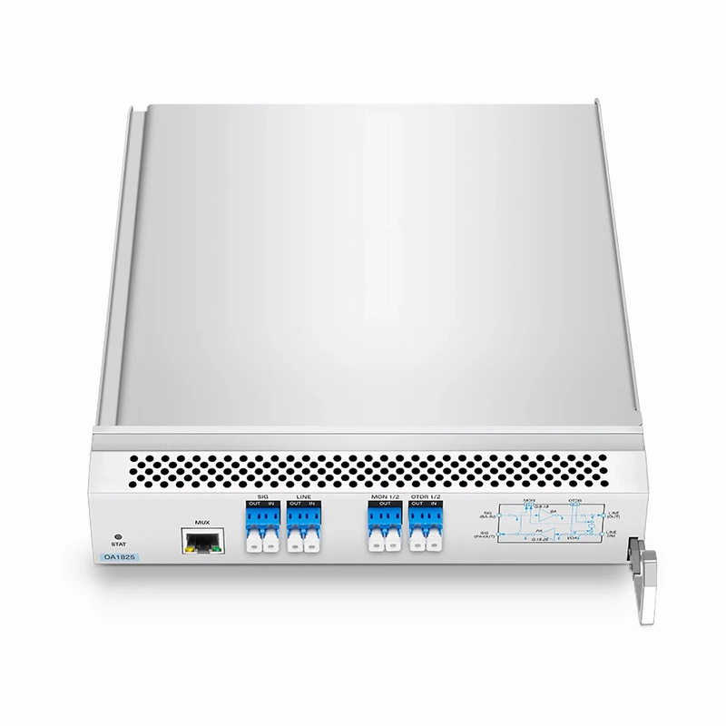 SFPS D7000 OA1825, DWDM EDFA Bidirectional Amplifier with PA 15-25dB and BA 8-18dB Gain, 21.5dBm Output for D7000 Series Managed Chassis, with Built in OSC, VOA SFPS