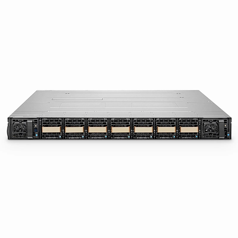 SFPS MQM9790-NS2F, NVIDIAA® 64-Port NDR 400G InfiniBand Data Center Switch, 32 OSFP Ports, Unmanaged, x86 Dual Core, NVIDIA Quantum-2 Chip, P2C Airflow SFPS