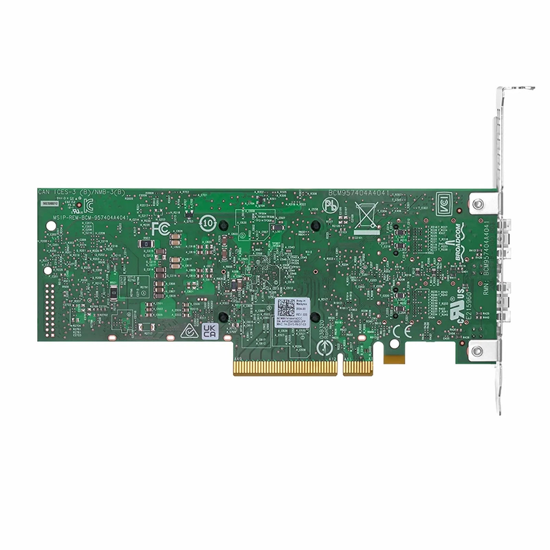 SFPS BroadcomA® BCM957414A4142CC Ethernet Network Interface Card, P225P 25GbE Dual-port SFP28, PCIe 3.0 x8, Standard & Low Profile SFPS