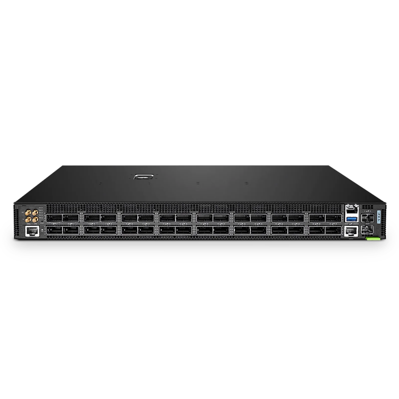 SFPS N9550-32D, 32-Port Ethernet HPC/AI Data Center Switch, 32 x 400Gb QSFP-DD, PicOSA®, Broadcom Tomahawk 3 Chip, Front-to-Back Airflow SFPS