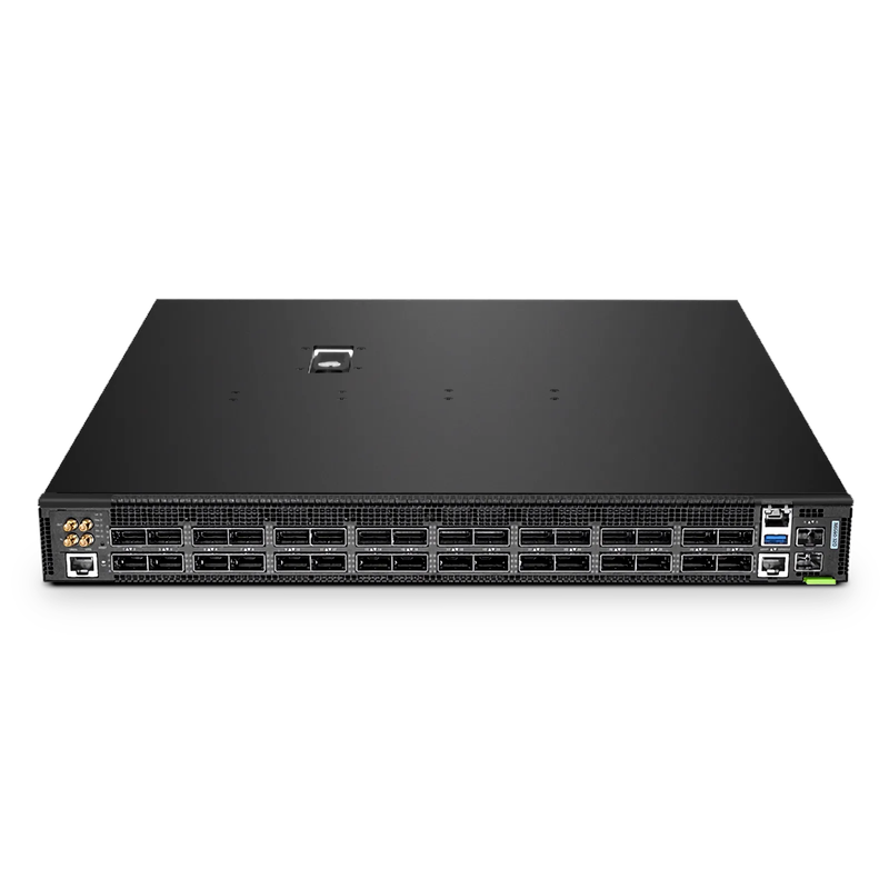 SFPS N9550-32D, 32-Port Ethernet HPC/AI Data Center Switch, 32 x 400Gb QSFP-DD, PicOSA®, Broadcom Tomahawk 3 Chip, Front-to-Back Airflow SFPS