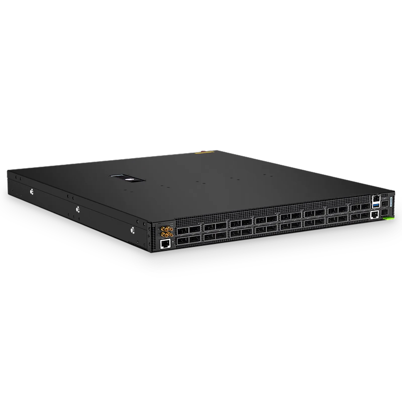SFPS N9550-32D, 32-Port Ethernet HPC/AI Data Center Switch, 32 x 400Gb QSFP-DD, PicOSA®, Broadcom Tomahawk 3 Chip, Front-to-Back Airflow SFPS
