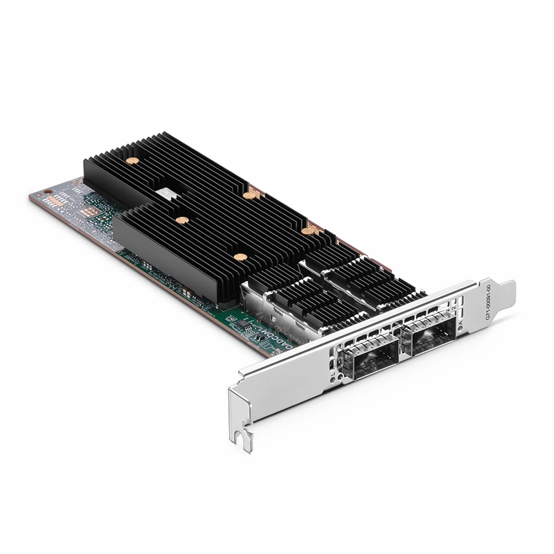 SFPS BroadcomA® BCM957608-P2200GQF00 Ethernet Network Interface Card, 200G Dual-Port QSFP112, PCIe 5.0 x 16, Standard & Low Profile SFPS