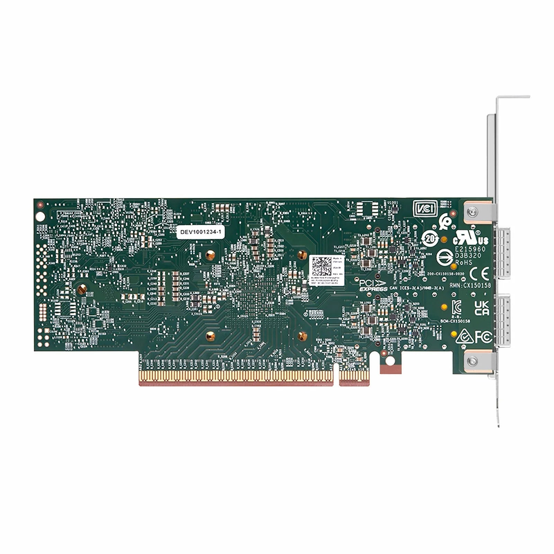 SFPS BroadcomA® BCM957608-P2200GQF00 Ethernet Network Interface Card, 200G Dual-Port QSFP112, PCIe 5.0 x 16, Standard & Low Profile SFPS