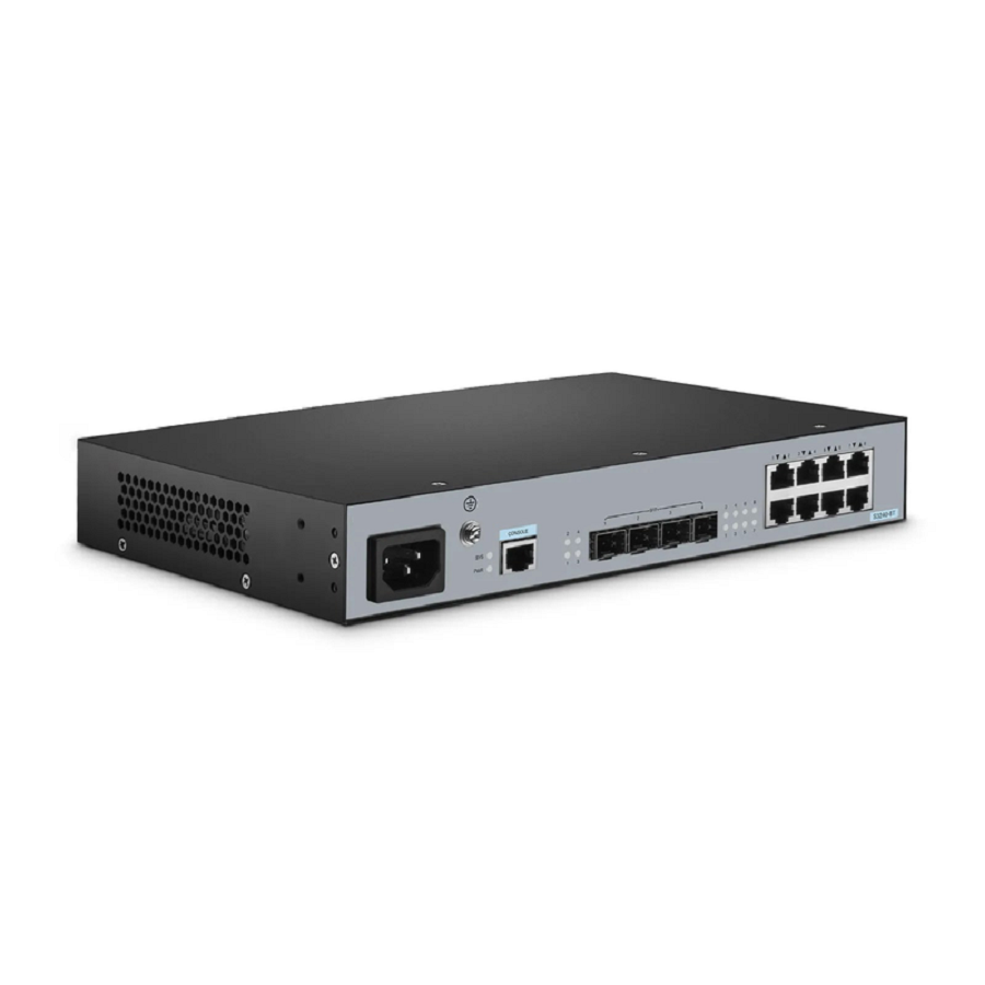 SFPS S3240-8T, 8-Port Gigabit Ethernet L2+ Switch, 8 x Gigabit RJ45, with 4 x 10Gb SFP+ Uplinks, Stackable Switch, Fanless SFPS