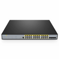 SFPS S3400-24T4SP, 24-Port Gigabit Ethernet L2+ PoE+ Switch, 24 x PoE+ Ports @370W, with 4 x 10Gb SFP+ Uplinks, Support Stacking SFPS
