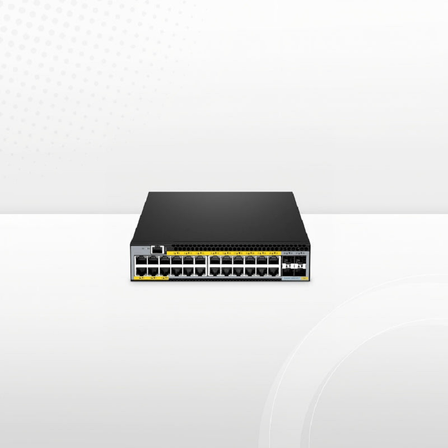 SFPS S3400C-24MG4S-P, 24-Port Ethernet L2+ PoE+ Switch, 24 x 2.5GBASE-T/Multi-Gigabit, with 4 x 10Gb SFP+ Uplinks SFPS