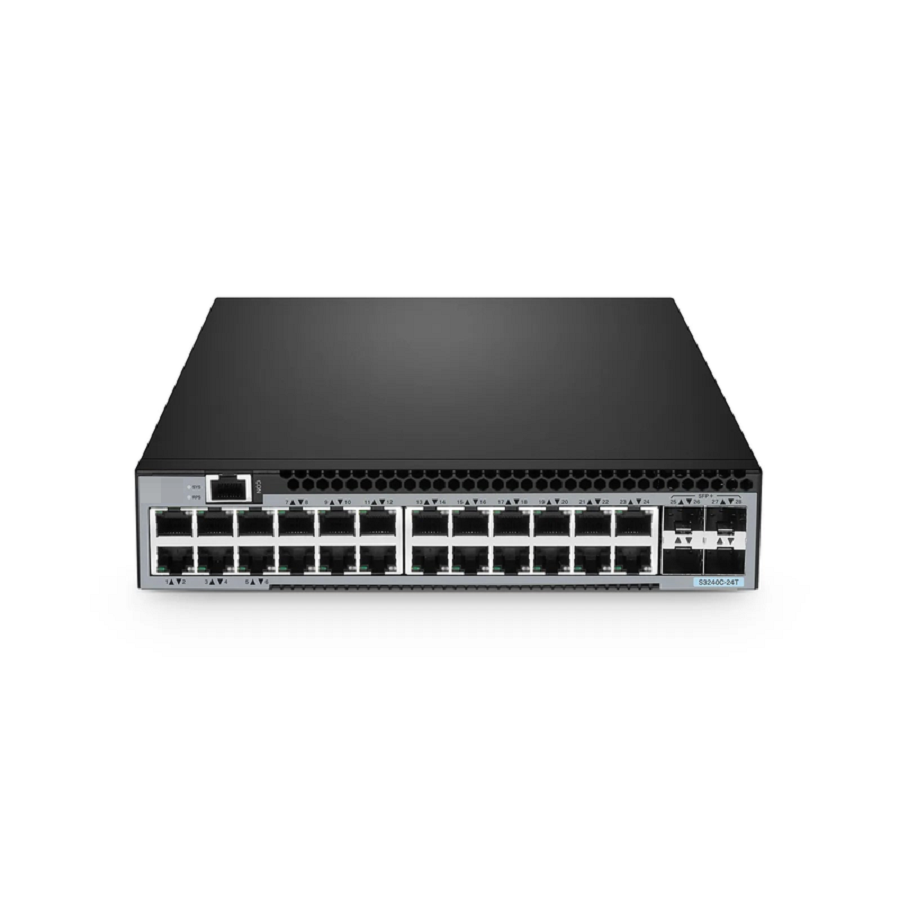SFPS S3240C-24T, 24-Port Ethernet L2+ Compact Half-Width Switch, 24 x Gigabit RJ45, with 4 x 10Gb SFP+ Uplinks SFPS