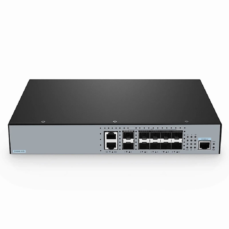 SFPS S3260-10S, 10-Port Ethernet L3 Managed Switch, 10 x 10Gb SFP+, with 2 x Gigabit RJ45, Support Stacking SFPS