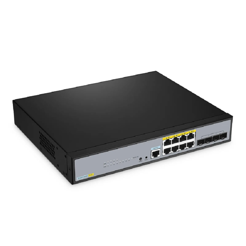 SFPS S3260-8MU, 8-Port Ethernet L2+ PoE++ Switch, 8 x 2.5GBASE-T/Multi-Gigabit, with 4 x 10Gb SFP+ Uplinks SFPS