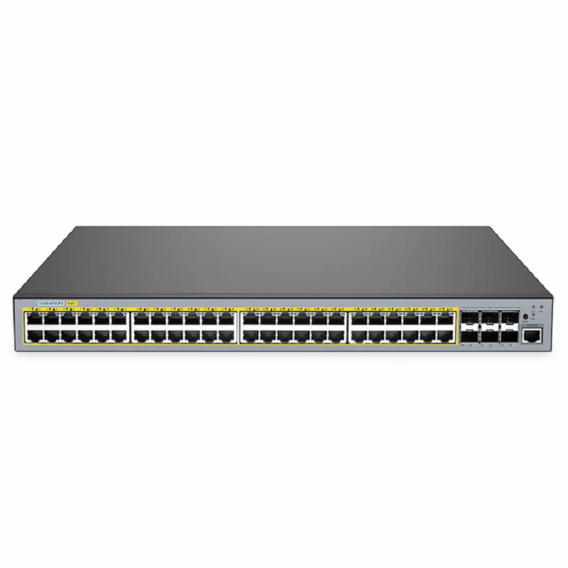 SFPS S5500-48T6SP-R, 48-Port Gigabit Ethernet L3 PoE+ Switch, 48 x PoE+ Ports @760W, with 6 x 10Gb SFP+, Support Stacking SFPS