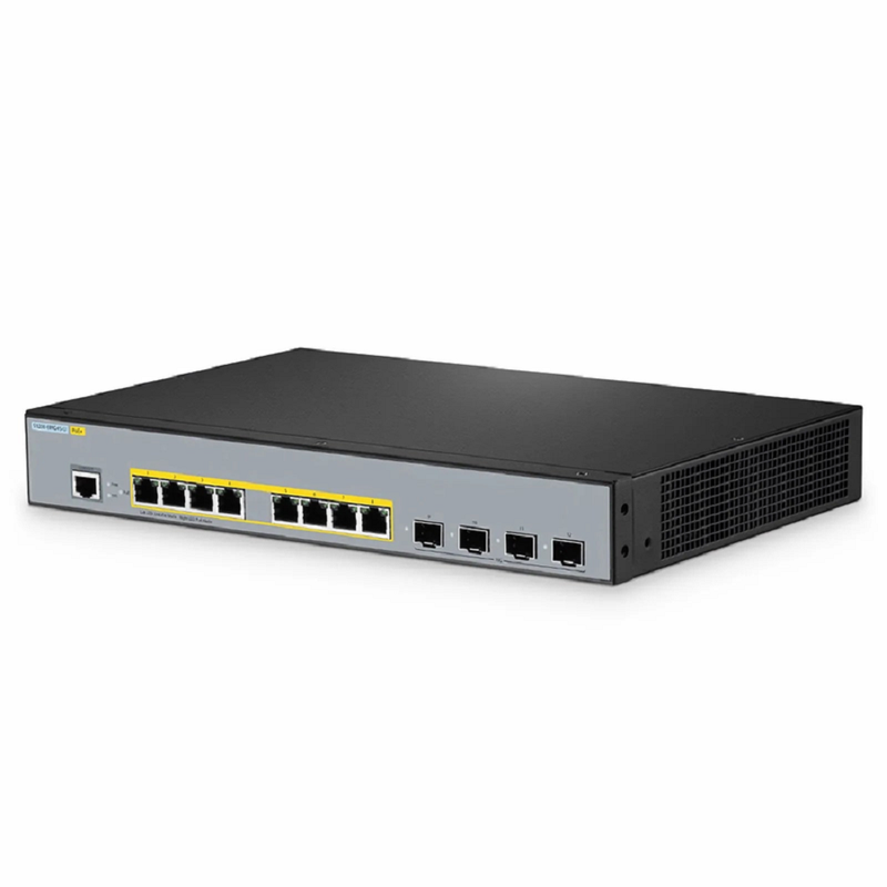 SFPS S3200-8MG4S, 8-Port Ethernet L2+ Switch, 8 x 100M/1000M/2.5G Multi-Gigabit RJ45, with 4 x 10Gb SFP+ Uplinks SFPS