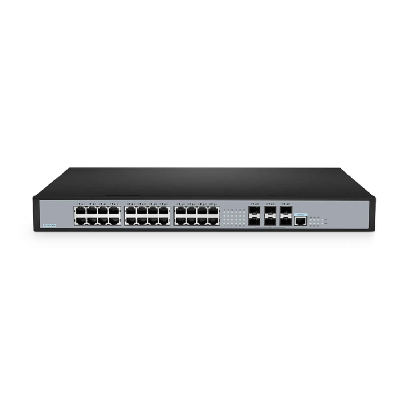 SFPS S3260-24M, 24-Port Ethernet L2+ Switch, 24 x 100M/1G/2.5GBase-T/Multi-Gigabit, with 6 x 10Gb SFP+ Uplinks, Stackable Switch SFPS