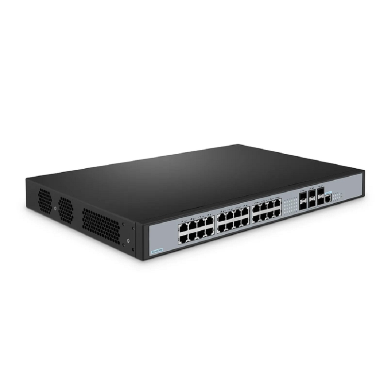 SFPS S3260-24M, 24-Port Ethernet L2+ Switch, 24 x 100M/1G/2.5GBase-T/Multi-Gigabit, with 6 x 10Gb SFP+ Uplinks, Stackable Switch SFPS