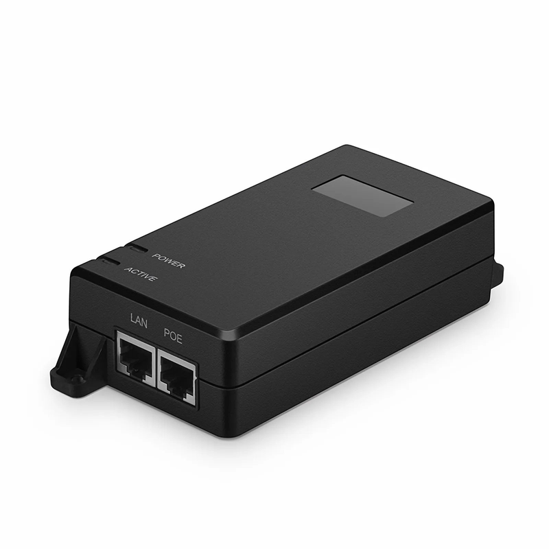 SFPS Single Port 1/2.5/5/10G Multi-Gigabit PoE++ Injector, PoE Port @ 60W SFPS