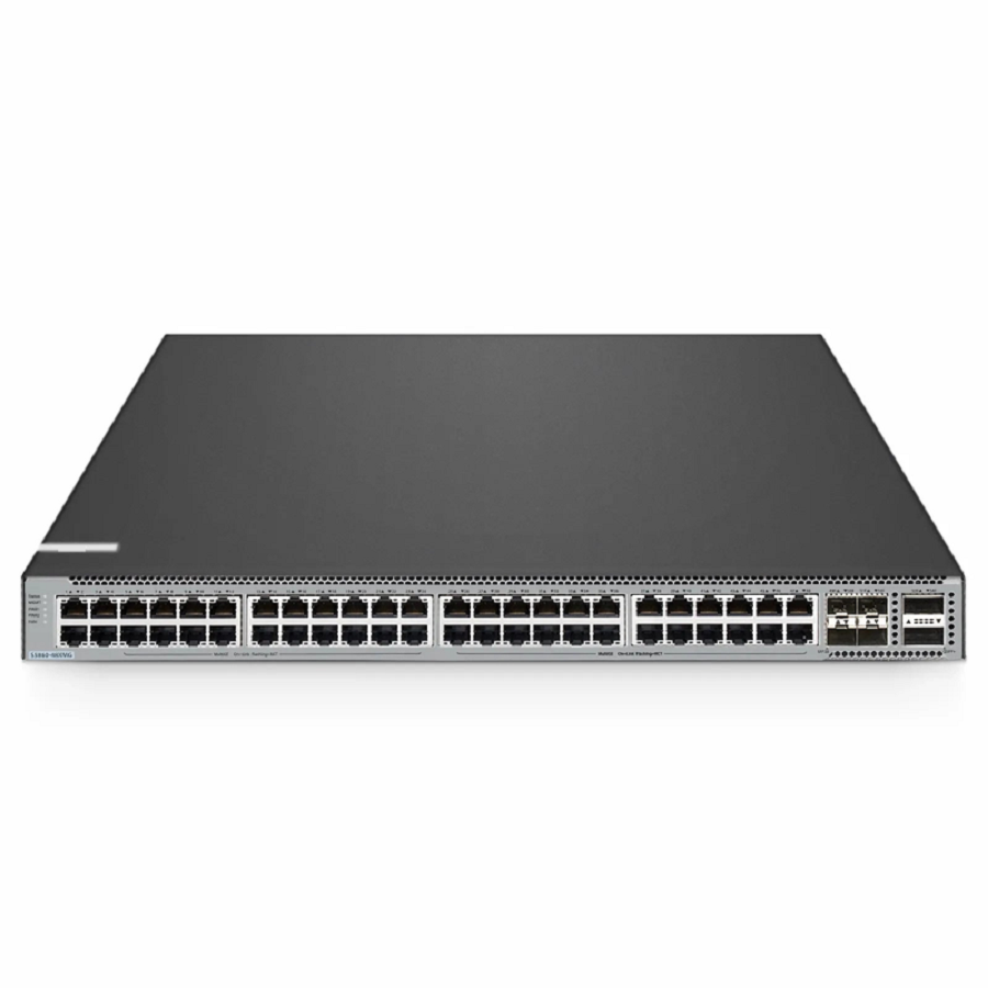 SFPS S5860-48XMG, 48-Port Ethernet L3 Switch, 48 x 10GBASE-T/Multi-Gigabit Ports, 4 x 25Gb SFP28, with 2 x 40Gb QSFP+ Uplinks, Support Stacking, Broadcom Chip SFPS