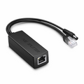 SFPS Single Port 10/100M PoE Splitter Cable with DC 12V Output, 13W SFPS