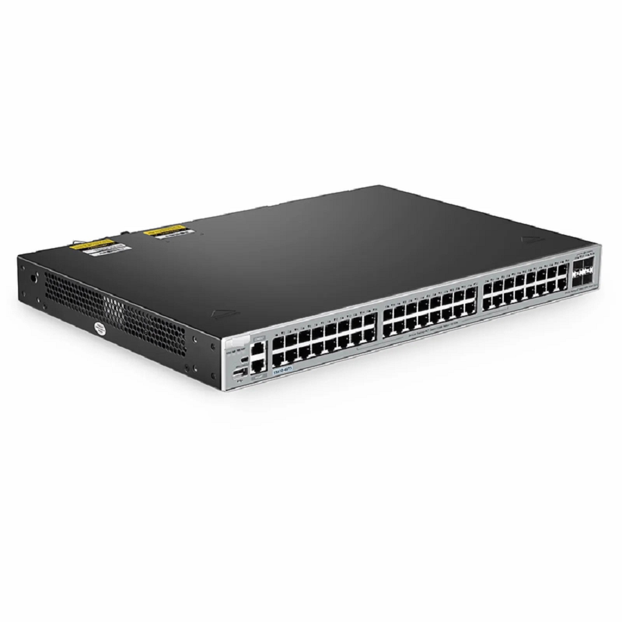 SFPS S5810-48TS, 48-Port Gigabit Ethernet L3 Switch, 48 x Gigabit RJ45, with 4 x 10Gb SFP+ Uplinks, Stackable Switch, Broadcom Chip SFPS