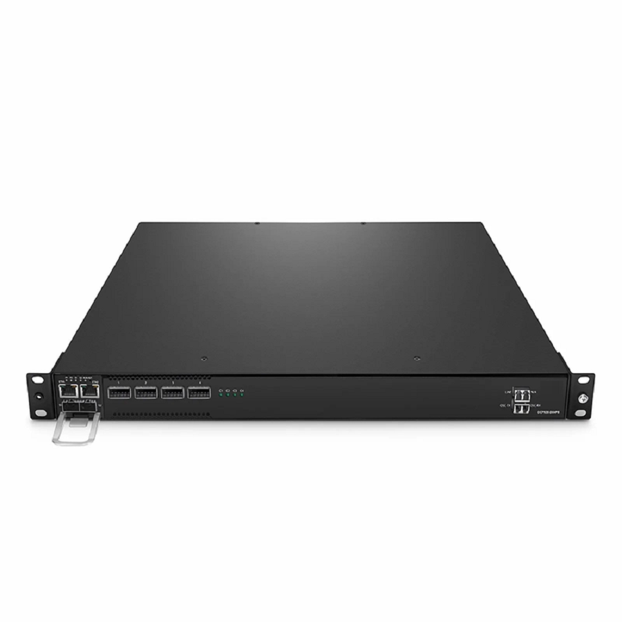SFPS DCP920-D04PB, 4 Channel 100G DWDM PAM4 Active Multiplexer, C23-C36, 4 x 100G QSFP28, Single Fiber, Side-B, Built-in 100G PAM4 Module, 1U Rack Mount, 0-80km, Support AmpCon-T/Web Network Management SFPS